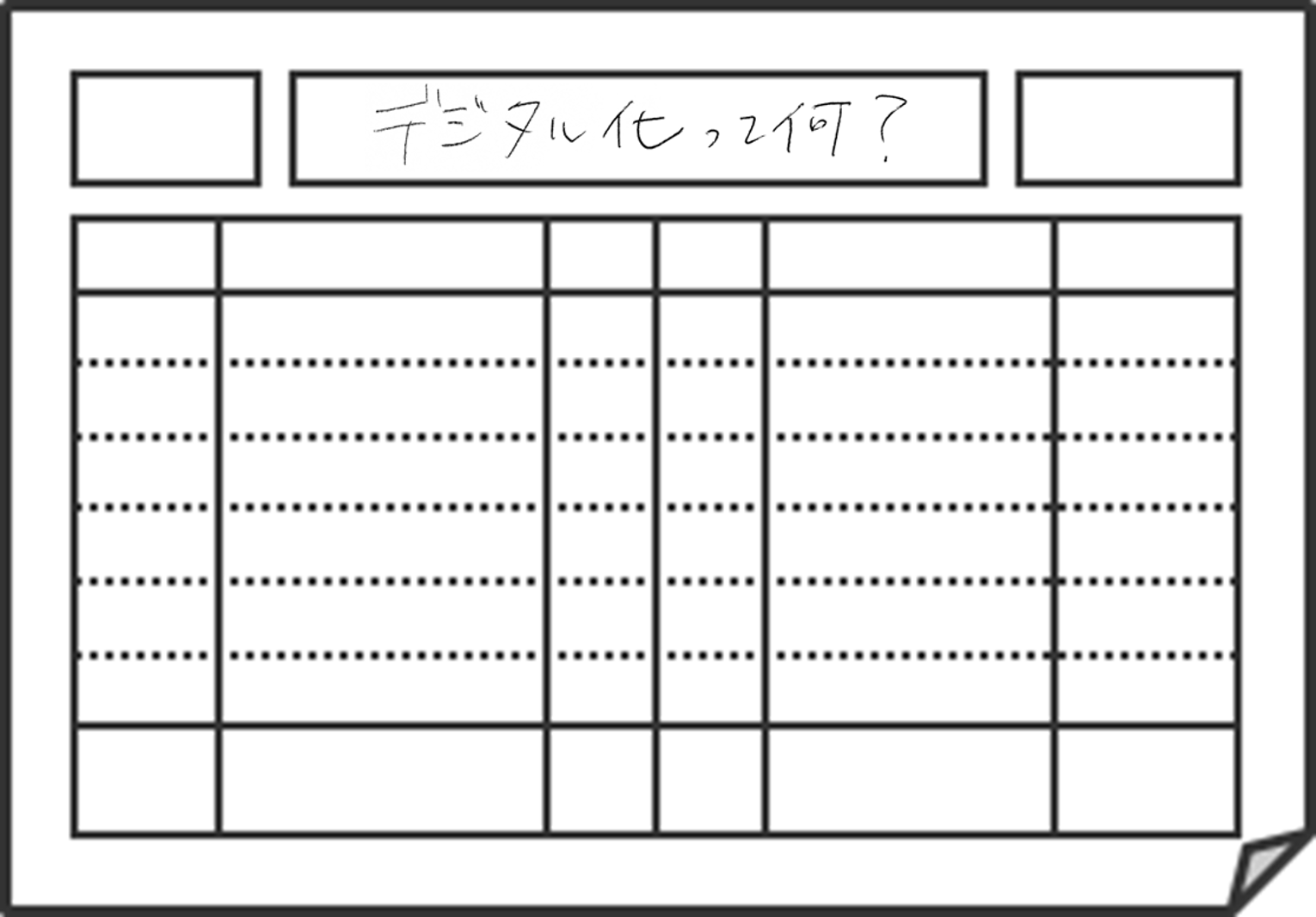 業務のデジタル化って？ まず取り組むのは帳票のペーパーレス化から